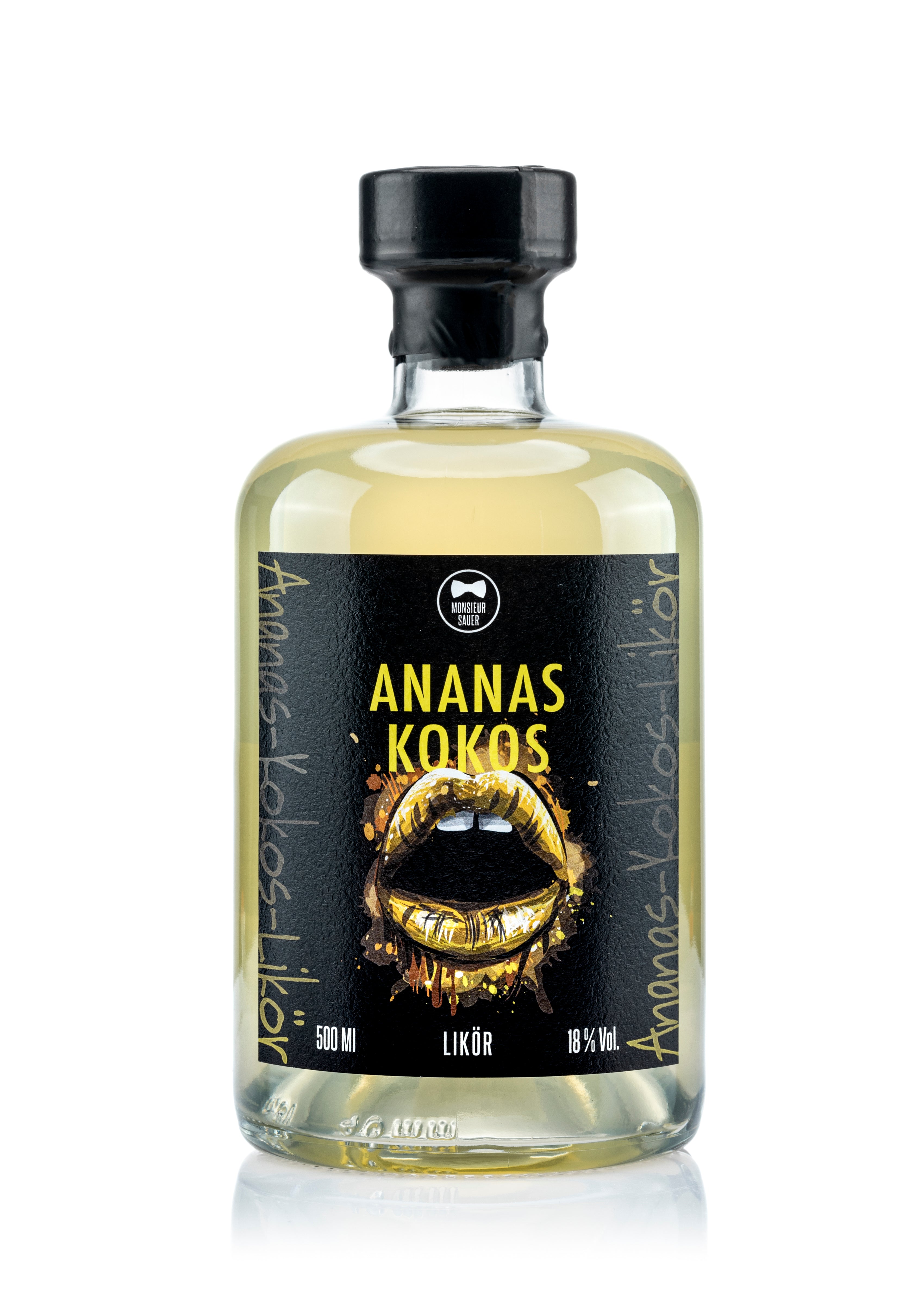 Ananas Kokos Likör – Monsieur Sauer Spirituosen